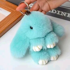 6" Super Plush Bunny Bag Charm